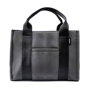 Tosca Handbag Structured Tote Bag With Detachable Shoulder Strap Black