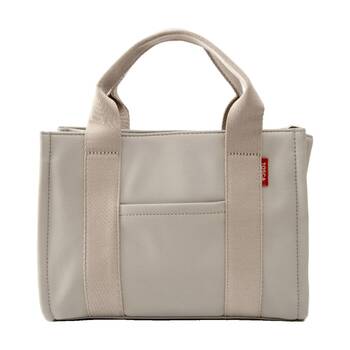 Tosca Handbag Structured Tote Bag With Detachable Shoulder Strap Moonstuck Beige