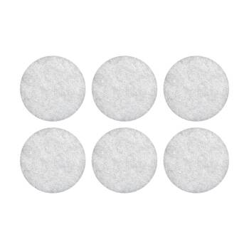 6PK Glomesh Regular Speed Polishing Machine Floor Pad White 200mm