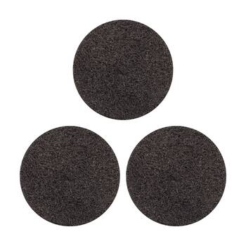 3PK Glomesh Regular Speed Stripping Machine Floor Pad Black 330mm