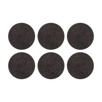 6PK Glomesh Regular Speed Stripping Machine Floor Pad Black 330mm