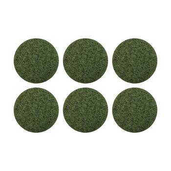 6PK Glomesh Regular Speed Scrubbing Heavy Duty Machine Floor Pad Green 330mm
