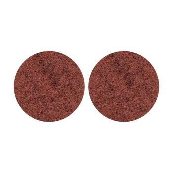 2PK Glomesh Regular Speed Dry Stripping Machine Floor Pad Brown 400mm