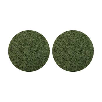 2PK Glomesh Regular Speed Scrubbing Heavy Duty Machine Floor Pad Green 400mm