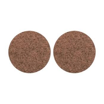 2PK Glomesh Regular Speed Polishing Machine Buffable Floor Pad Tan 400mm