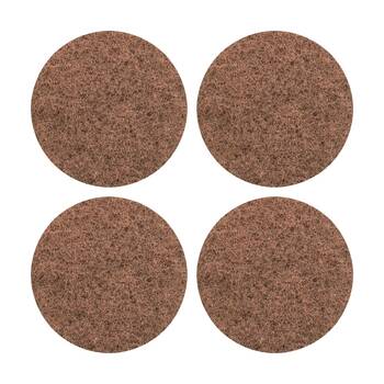 4PK Glomesh Regular Speed Polishing Machine Buffable Floor Pad Tan 400mm