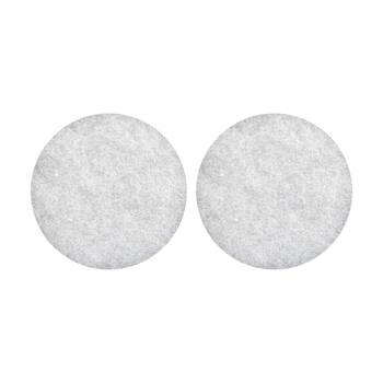 2PK Glomesh Regular Speed Polishing Machine Floor Pad White 400mm