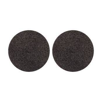 2PK Glomesh Regular Speed Stripping Machine Floor Pad Black 500mm