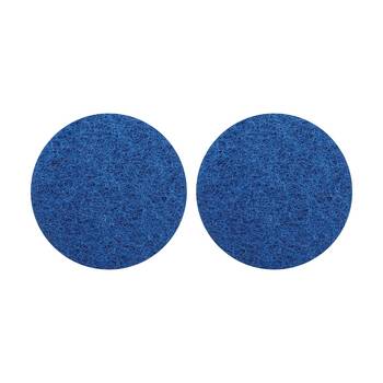 2PK Glomesh Regular Speed Cleaning Light Scrubbing Machine Floor Pad Blue 525mm