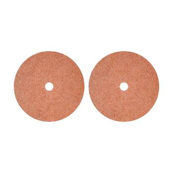 2PK Glomesh Pre Burnish Open Weave Floor Pad For Auto Scrub Coral 400mm