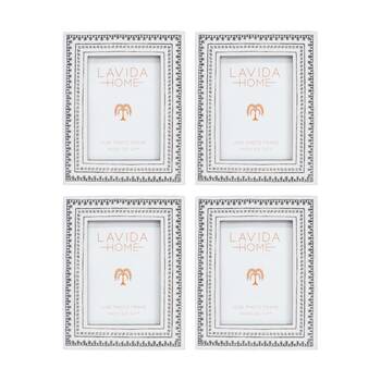 4PK LVD 5x7 Inch Tribal Luxe Table/Wall Decor Picture/Photo Frame 24x19x2cm