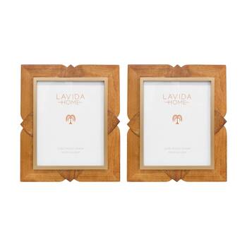 2PK LVD 8x10 Inch Moroque Table/Wall Hanging Picture/Photo Frame 33.5x28.5x2cm