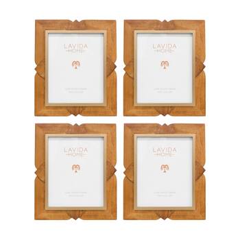4PK LVD 8x10 Inch Moroque Table/Wall Hanging Picture/Photo Frame 33.5x28.5x2cm