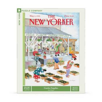 500pc New York Puzzle Company Garden Supplies Colourful Scene Jigsaw