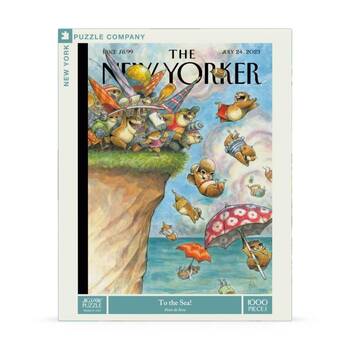 1000pc New York Puzzle Company To The Sea Colourful Coastal Scene Jigsaw