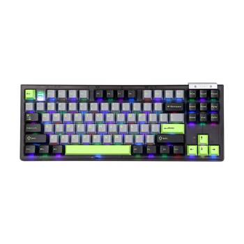 Darmoshark TOP87 Trio-Mode RGB Gaming Keyboard w/ Top Mount Structure BLK/MAT