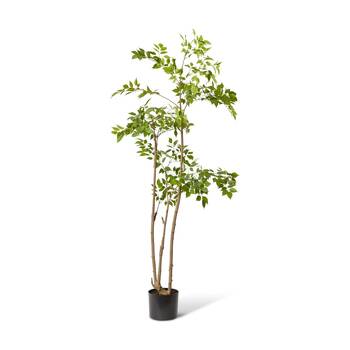 E Style China Doll Tree Artificial Plant Decor Green 27x27x205cm