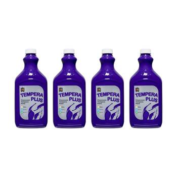 4PK Educational Colours Tempera Plus Classroom Junior Student Paint Purple 2L