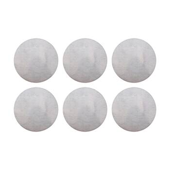 6PK Glomesh Cushioned Driver Pad Accessory For Sandscreen White 400mm