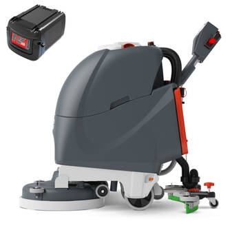 Numatic Cordless Walk Behind 30L Scrubber Vacuum Cleaner Grey w/NX300 Battery