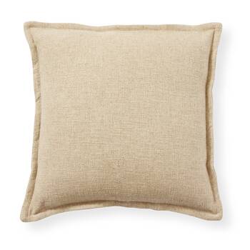 E Style Imani Cushion Decorative Soft Throw Pillow Beige 50x50cm
