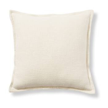 E Style Imani Cushion Decorative Soft Throw Pillow Ivory 50x50cm