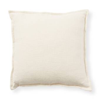 E Style Imani Cushion Contemporary Decorative Throw Pillow Ivory 60x60cm