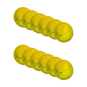 12PK Braz Marble Swirl Squishy Squeeze Ball Toy 10cm Multi Colour Assorted