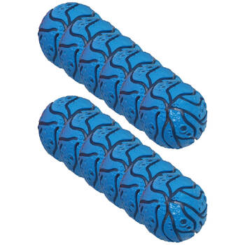 12PK Braz Light Up Meteorite Stress Relief Squeeze Ball Toy 6cm Assorted