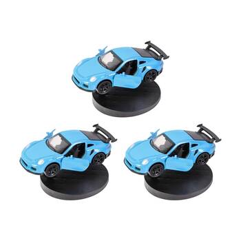 3PK Braz Dashboard Drifter Miniature Sports Model Car Toy Assorted