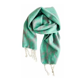 Urban Products Jungle Boogy Scarf Green Pattern Women's Accessory 180cm