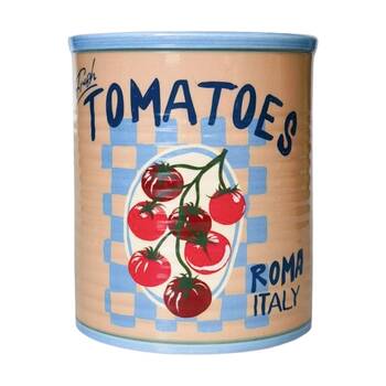 Urban Products Fresh Tomatoes Can Planter Cream Decorative Pot 16cm