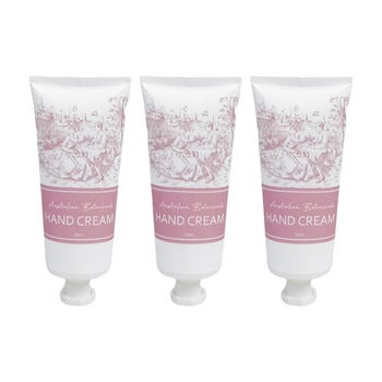 3x Urban Products Romantique Toile Hand Cream Pink Moisturising Care 100g