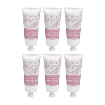 6x Urban Products Romantique Toile Hand Cream Pink Moisturising Care 100g