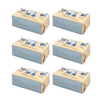 6x Urban Products Cream Blue Wren Soap Bath Body Care Natural Scent 150g