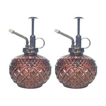 2x Urban Products Antique Water Mister Dusty Rose Decorative Spray Bottle 16cm