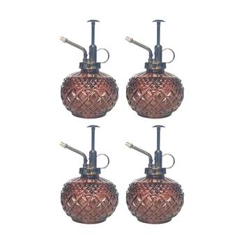 4x Urban Products Antique Water Mister Dusty Rose Decorative Spray Bottle 16cm