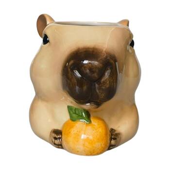 Urban Products Capybara Head Brown Ceramic Decorative Planter 10cm