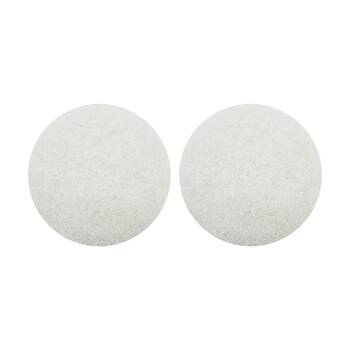 2PK Glomesh Ultra High Speed Heat Floor Burnishing Pad Beige 500mm