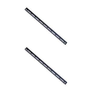 2PK Unger Stainless Steel Surface Glass Cleaning Channel W/ Soft Rubber 45cm