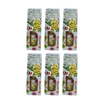 6x Urban Products Botanicals Blossom Scent Oil Diffuser Blue Colourful 30ml
