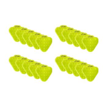 2x 10pc Cleanstar Anti-Splash Urinal Screens Melon Scent Odour Control Yellow