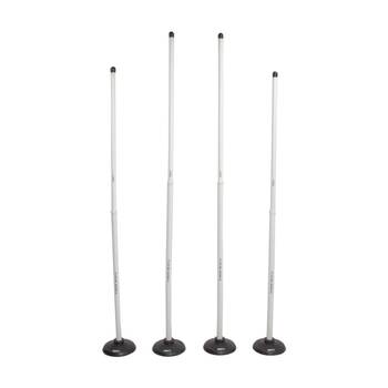 4pc Victor Sports AFL Telescopic Junior Goal Post Set Carry Bag