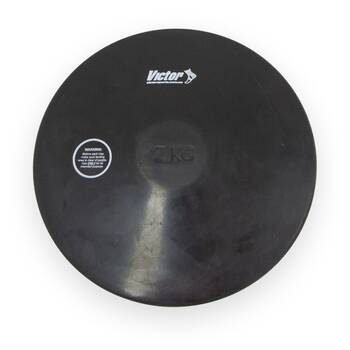 Victor Sports Rubber Discus Durable Training Beginner Use 2kg