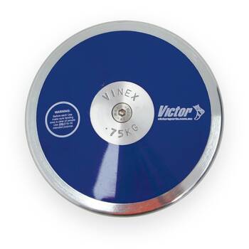 Victor Sports Discus Lo Spin Steel Rim Plastic Side Plates 750g