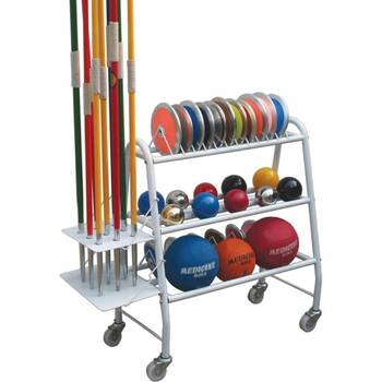 Victor Sports Discus Shot Put & Javelin Cart Heavy Steel Storage
