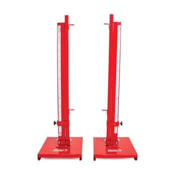 2pc Victor International High Jump Stands Adjustable Athletics
