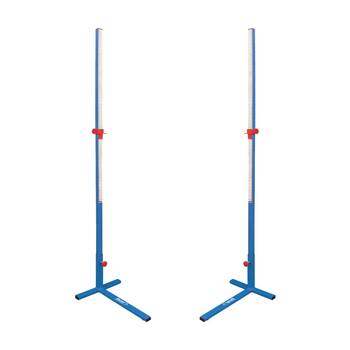 2pc Victor Sports Standard High Jump Stands Adjustable 30-200cm