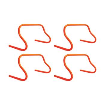 4PK Victor Sports Mini Agility Hurdle Heavy Duty Equipment Orange 23cm