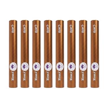 8PK Victor Sports Aluminium Relay Baton Lightweight Smooth Ends Bronze Senior